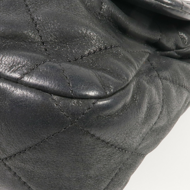 CHANEL 牛皮皮革Chain Shoulder Bag金扣鏈帶肩背袋-5