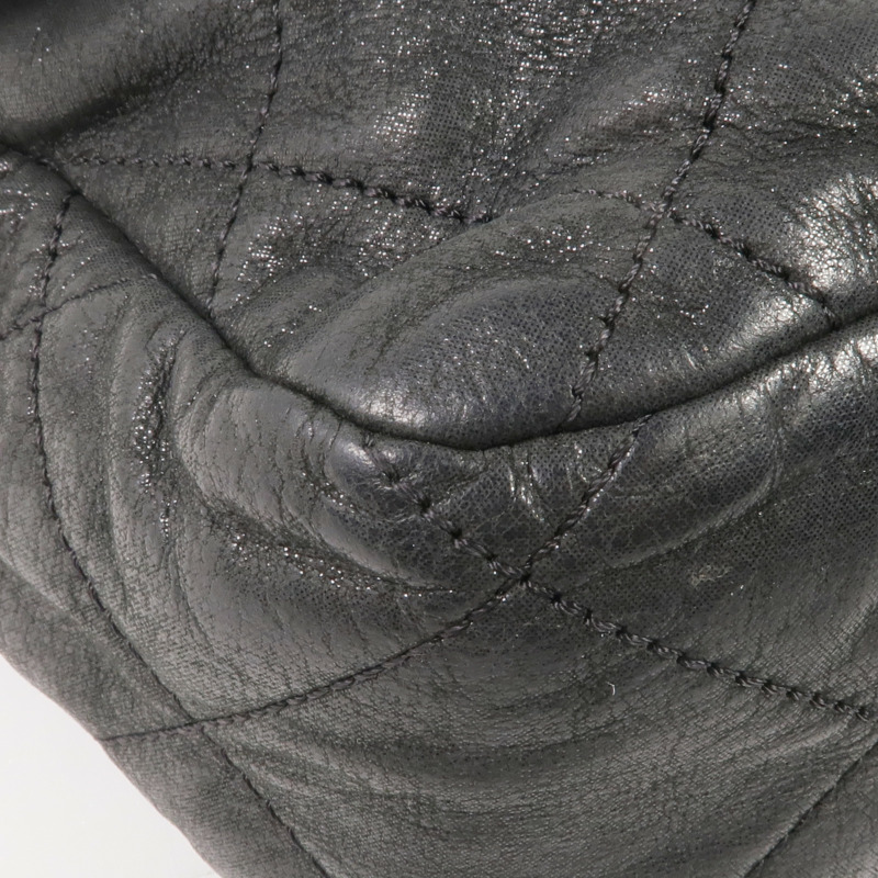 CHANEL 牛皮皮革Chain Shoulder Bag金扣鏈帶肩背袋-6