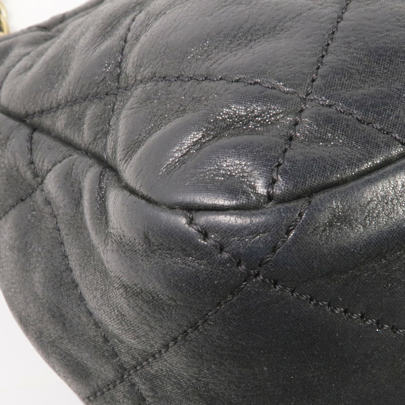 CHANEL 牛皮皮革Chain Shoulder Bag金扣鏈帶肩背袋-8