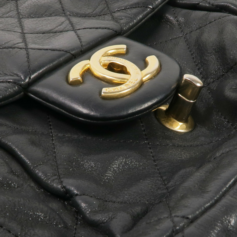 CHANEL 牛皮皮革Chain Shoulder Bag金扣鏈帶肩背袋-19