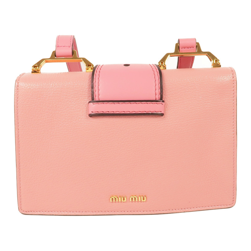 Miu Miu 山羊皮皮革Shoulder Bag金扣肩背袋-1