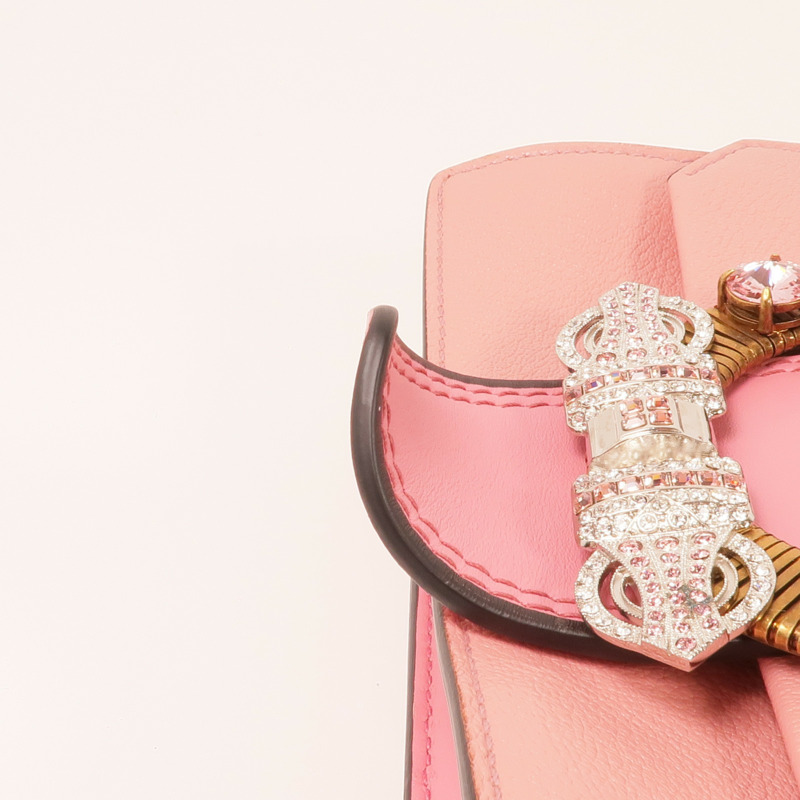 Miu Miu 山羊皮皮革Shoulder Bag金扣肩背袋-17