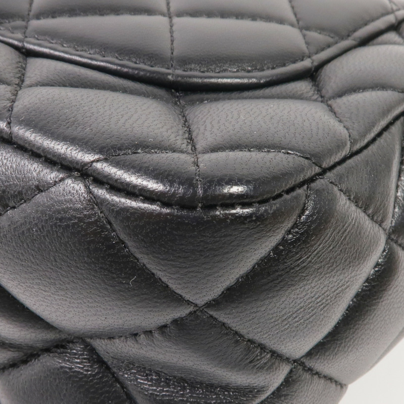 CHANEL 羊皮皮革Chain Shoulder Bag金扣鏈帶肩背袋-7