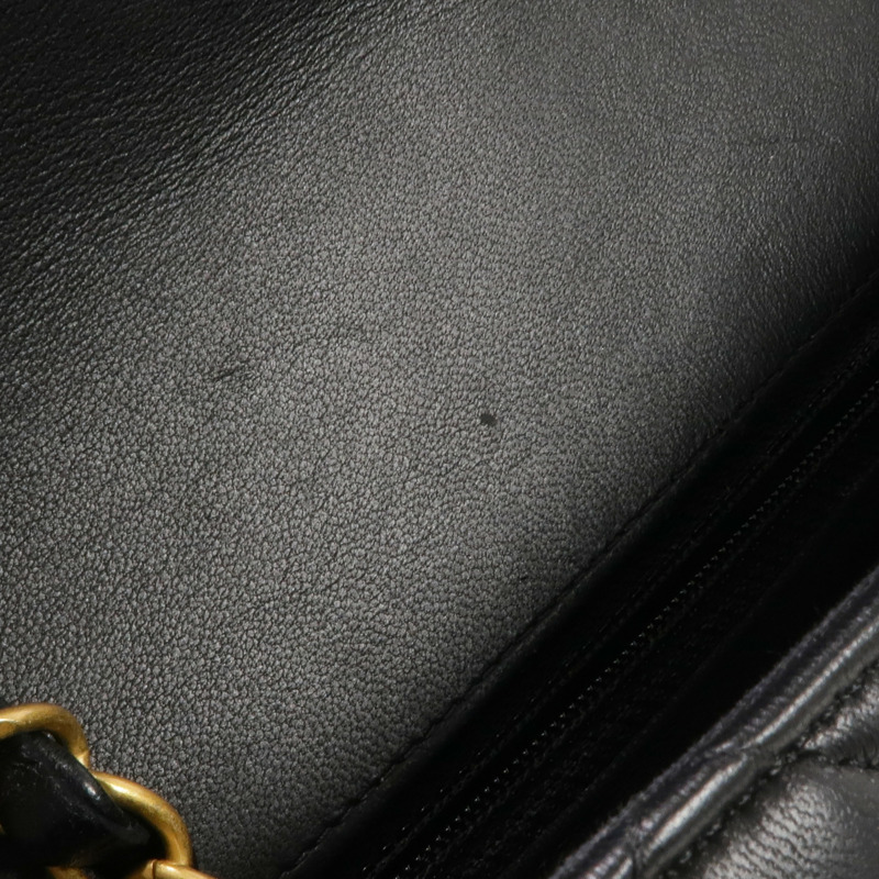 CHANEL 羊皮皮革Chain Shoulder Bag金扣鏈帶肩背袋-16