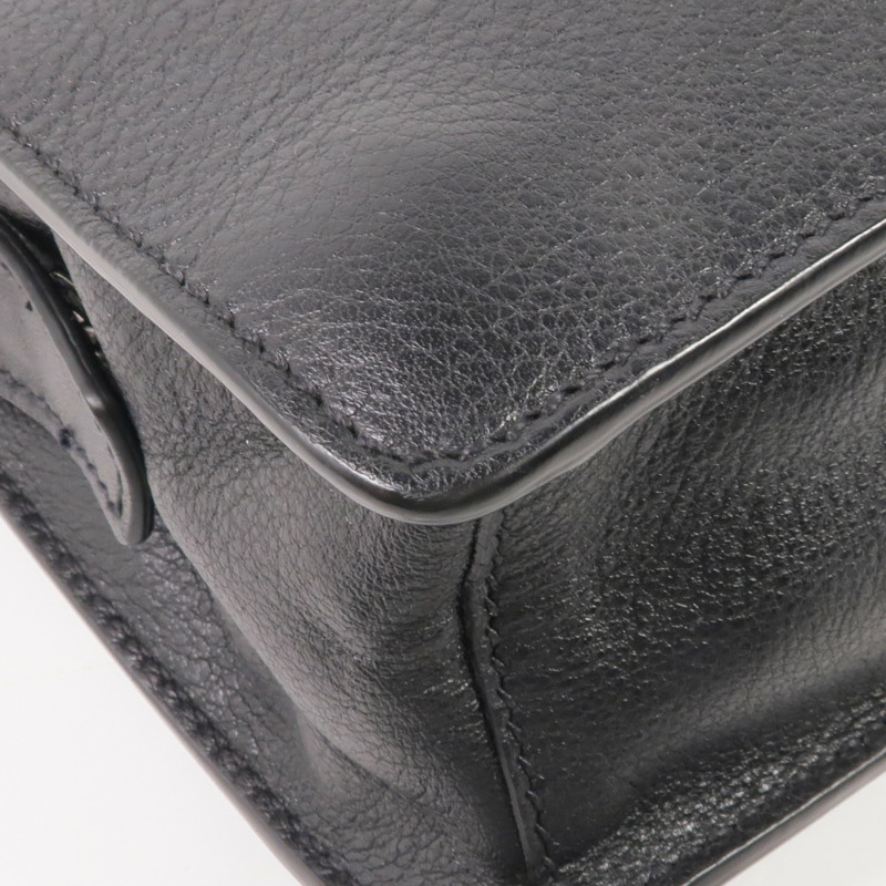 PRADA 牛皮皮革Clutch Bag銀扣手拿包-8