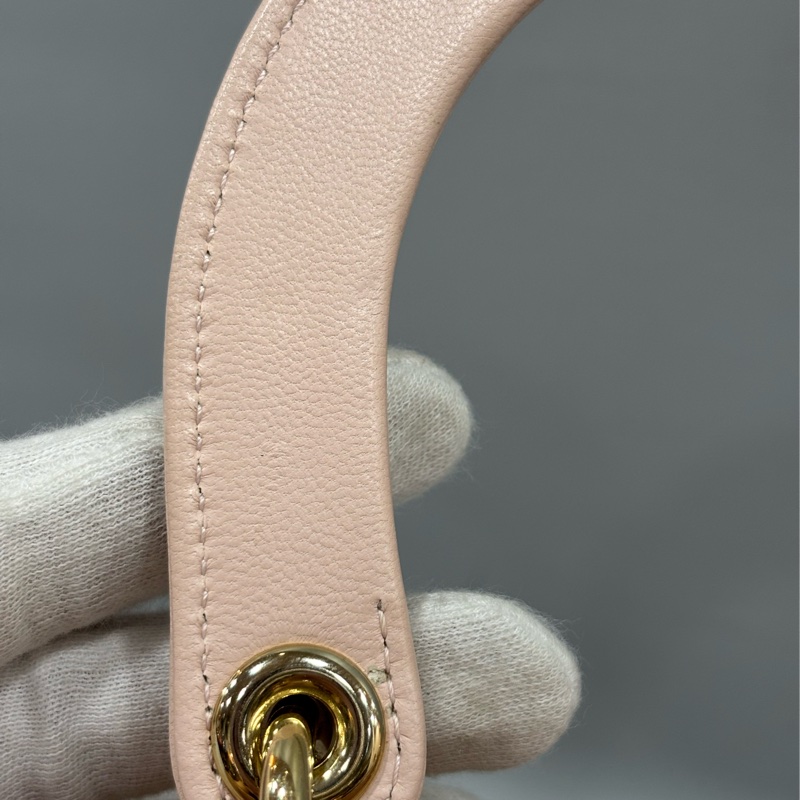 Dior CD LADY CAL 44550 5X5 5格 黛妃包 金釦 斜背包 兩用包-10