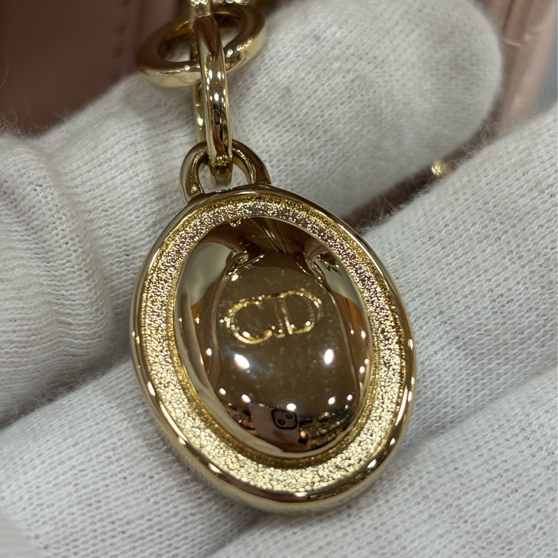 Dior CD LADY CAL 44550 5X5 5格 黛妃包 金釦 斜背包 兩用包-24