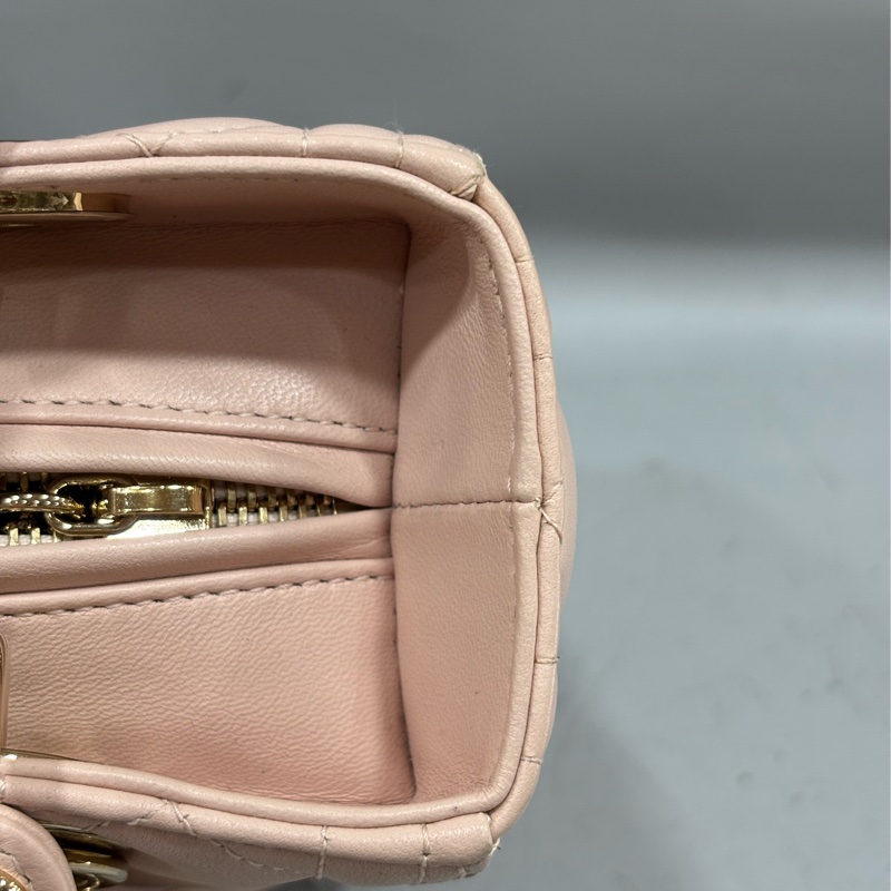 Dior CD LADY CAL 44550 5X5 5格 黛妃包 金釦 斜背包 兩用包-48