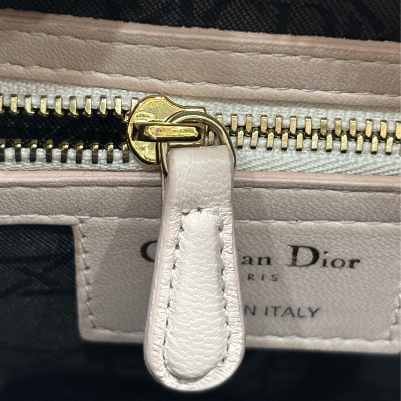Dior CD LADY CAL 44550 5X5 5格 黛妃包 金釦 斜背包 兩用包-57