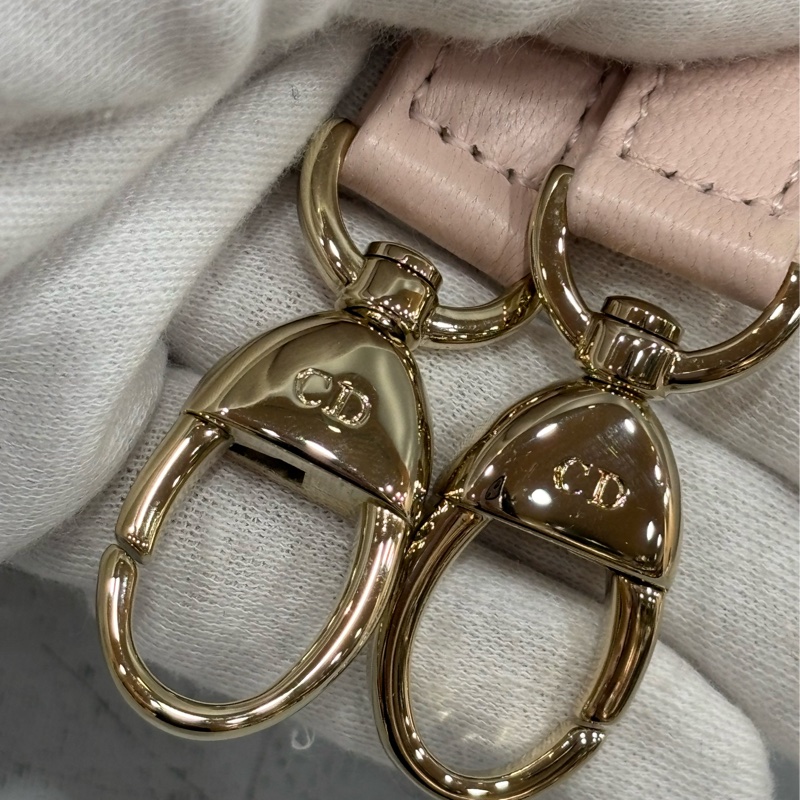 Dior CD LADY CAL 44550 5X5 5格 黛妃包 金釦 斜背包 兩用包-68