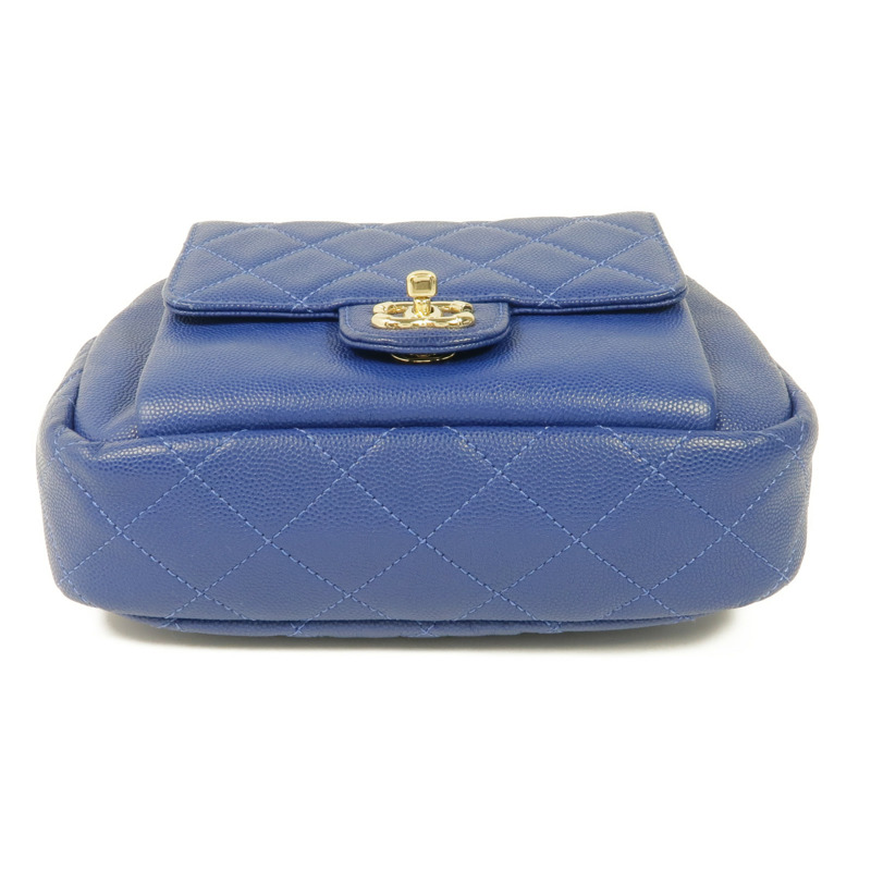 CHANEL 牛皮皮革Chain Shoulder Bag金扣鏈帶肩背袋-3