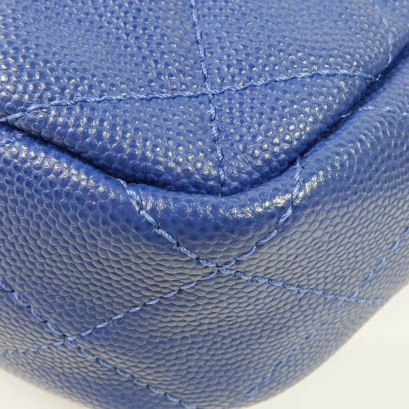 CHANEL 牛皮皮革Chain Shoulder Bag金扣鏈帶肩背袋-7