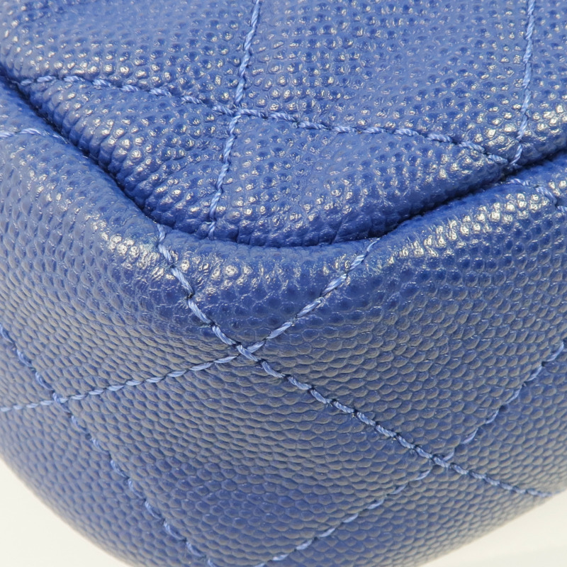 CHANEL 牛皮皮革Chain Shoulder Bag金扣鏈帶肩背袋-8