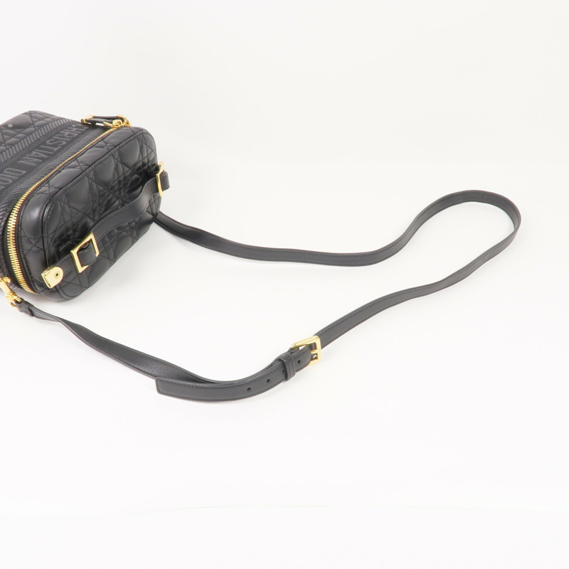 Dior 羊皮皮革2way Shoulder Bag金扣手挽肩背兩用袋-4