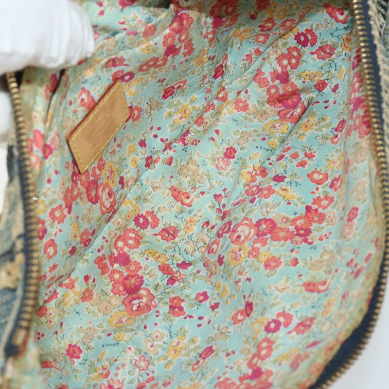 【日本直送】路易威登 Monogram Denim Pouch 肩背包 藍色 M95382 LV Auth ep11281-8