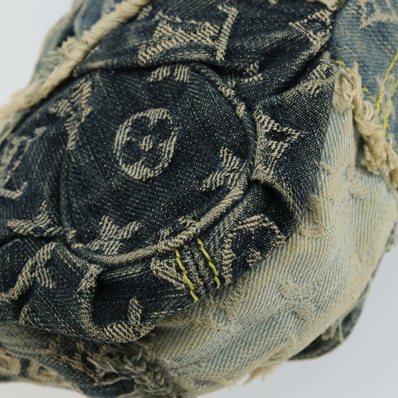 【日本直送】路易威登 Monogram Denim Pouch 肩背包 藍色 M95382 LV Auth ep11281-16