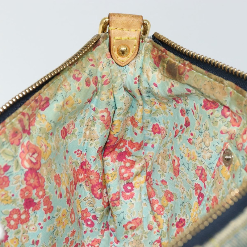 【日本直送】路易威登 Monogram Denim Pouch 肩背包 藍色 M95382 LV Auth ep11281-21