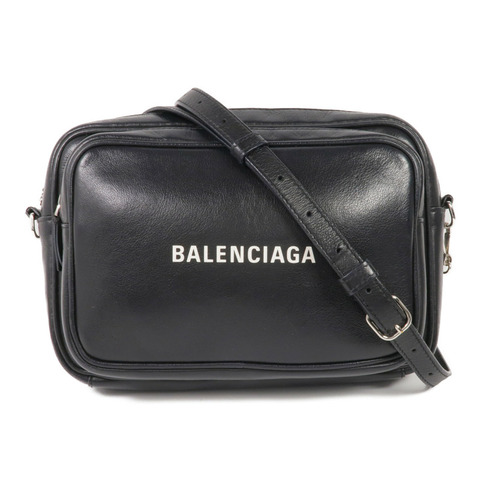 BALENCIAGA 牛皮皮革Shoulder Bag銀扣肩背袋