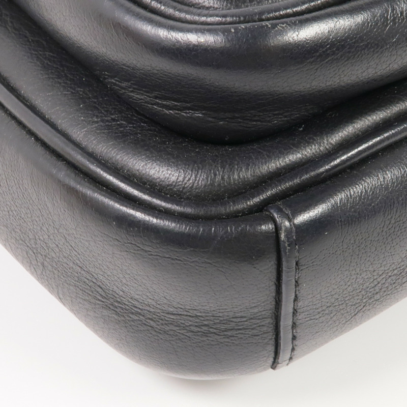 BALENCIAGA 牛皮皮革Shoulder Bag銀扣肩背袋-6