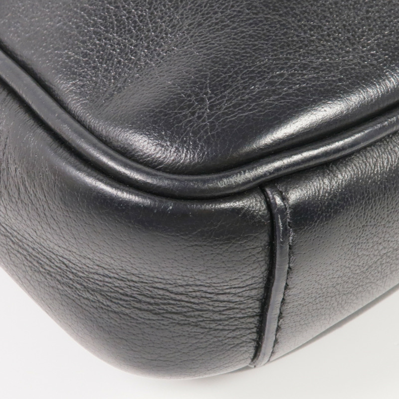 BALENCIAGA 牛皮皮革Shoulder Bag銀扣肩背袋-8