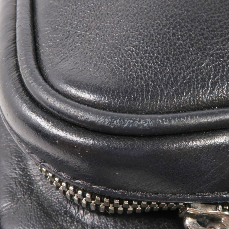 BALENCIAGA 牛皮皮革Shoulder Bag銀扣肩背袋-10