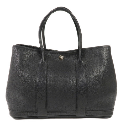 HERMES Togo皮革Garden Party TPM銀扣手挽袋