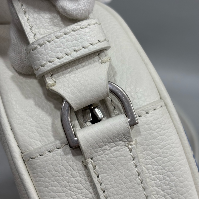 DIOR AND HYLTON NEL Dior Yoyo 聯名款 全皮 狗狗 狗 抽象 圓餅包 斜背包-9