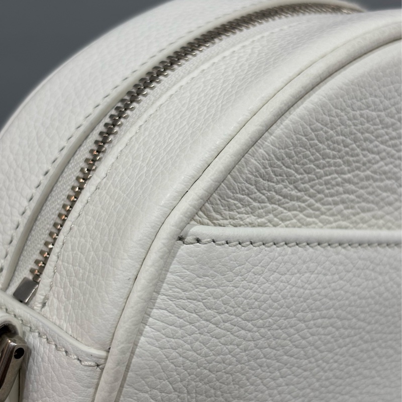 DIOR AND HYLTON NEL Dior Yoyo 聯名款 全皮 狗狗 狗 抽象 圓餅包 斜背包-24