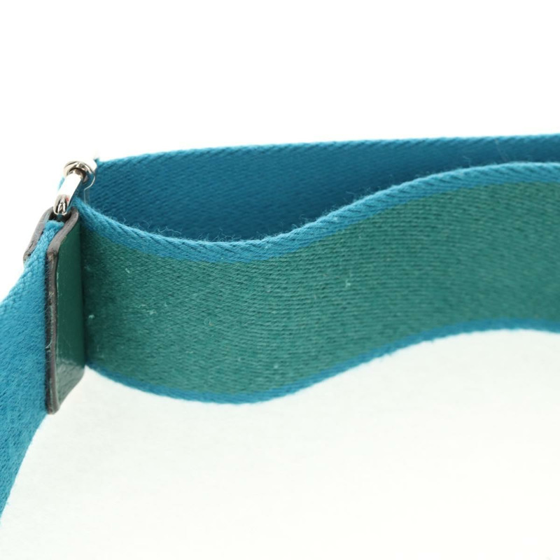 【日本直送】愛馬仕 Evelyn 3 GM 單背包,綠色皮革,正品 bs29763A-7