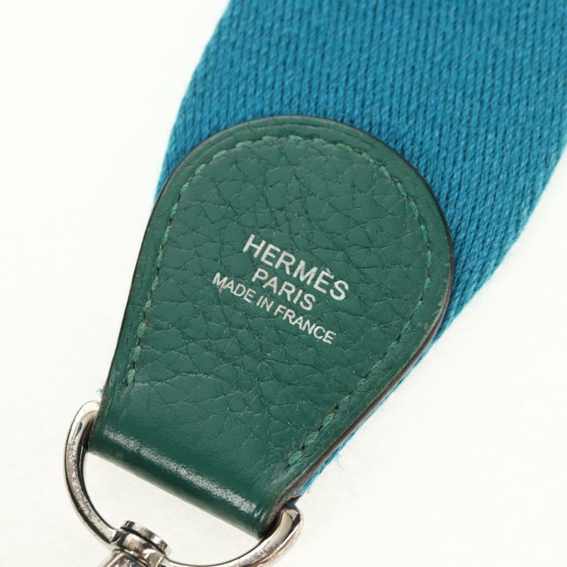 【日本直送】愛馬仕 Evelyn 3 GM 單背包,綠色皮革,正品 bs29763A-21