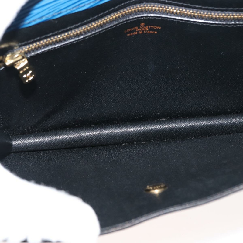 【日本直送】路易威登 Epi Montaigne 23 手拿包 藍色 M52665 LV 正品 ep11494-9