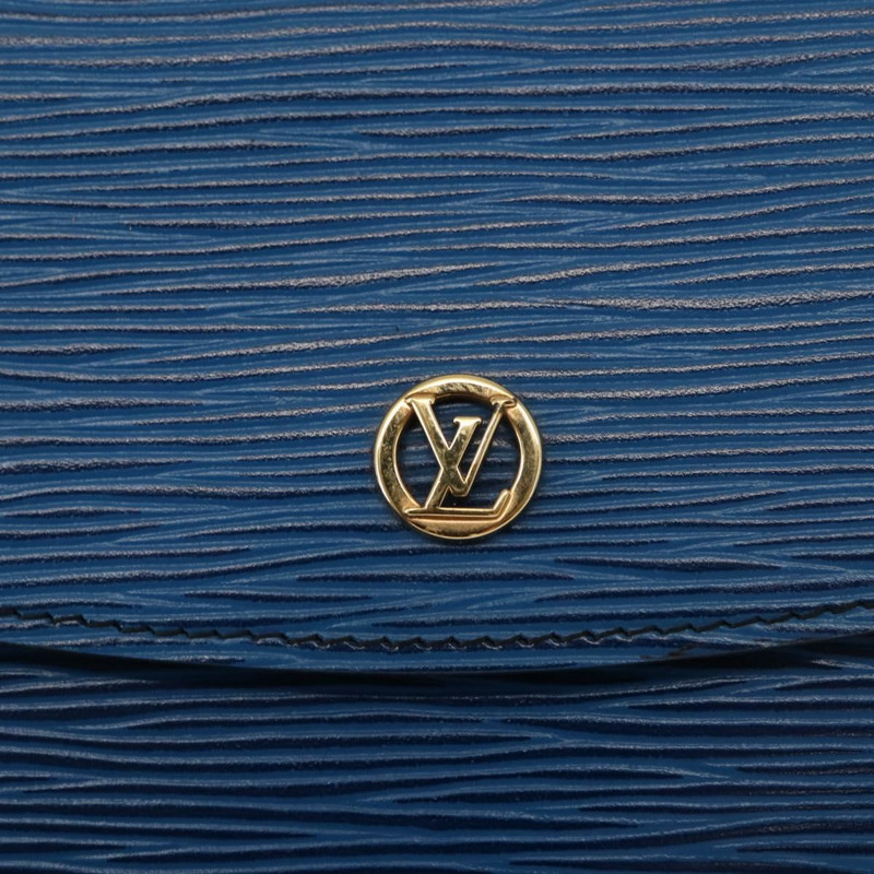 【日本直送】路易威登 Epi Montaigne 23 手拿包 藍色 M52665 LV 正品 ep11494-16