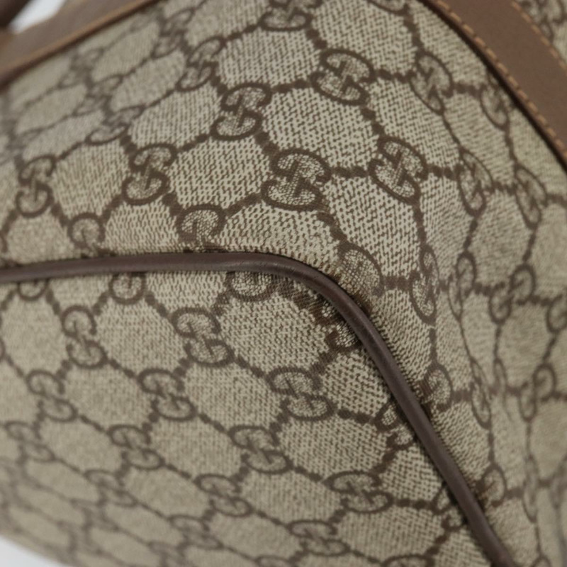 【日本直送】GUCCI GG Supreme 波士頓包 PVC 米色 金色 正品 ep11590-13