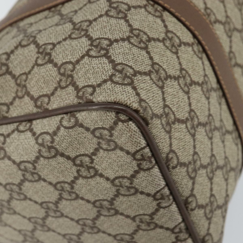 【日本直送】GUCCI GG Supreme 波士頓包 PVC 米色 金色 正品 ep11590-15