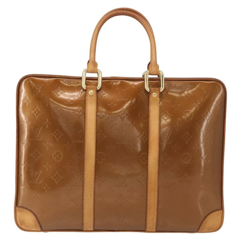 【日本直送】路易威登 Monogram Vernis Van Damme 手提包青銅色 M91125 LV 正品 ep11640-1