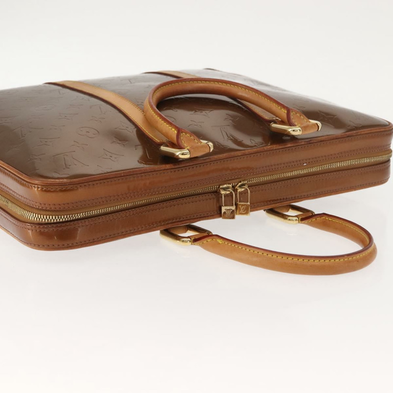 【日本直送】路易威登 Monogram Vernis Van Damme 手提包青銅色 M91125 LV 正品 ep11640-5