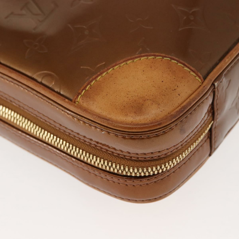 【日本直送】路易威登 Monogram Vernis Van Damme 手提包青銅色 M91125 LV 正品 ep11640-8