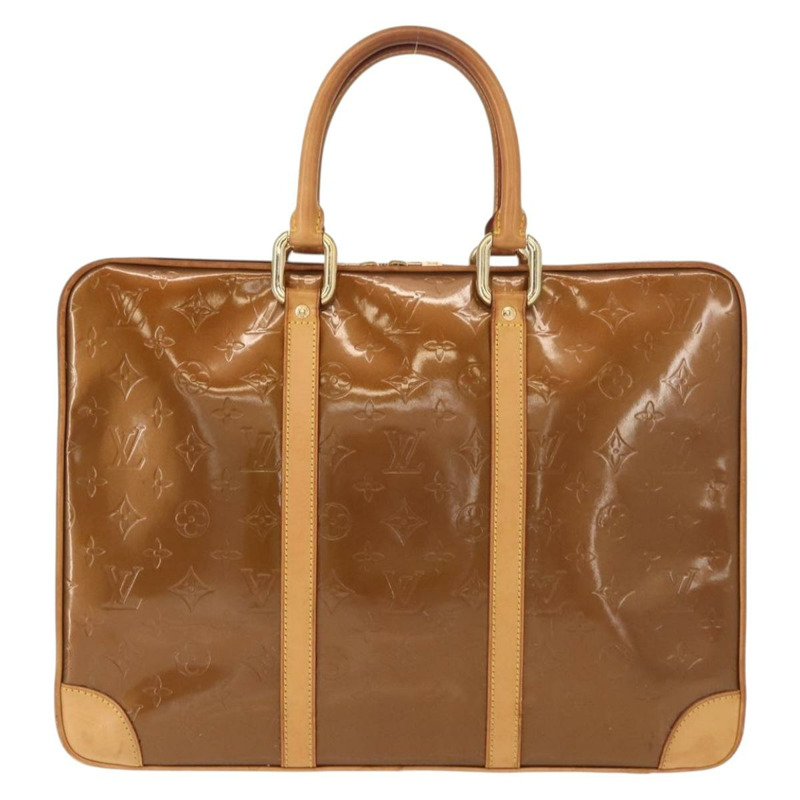 【日本直送】路易威登 Monogram Vernis Van Damme 手提包青銅色 M91125 LV 正品 ep11640-12