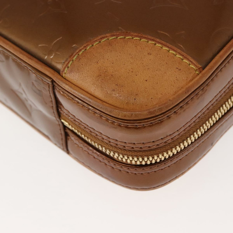 【日本直送】路易威登 Monogram Vernis Van Damme 手提包青銅色 M91125 LV 正品 ep11640-13