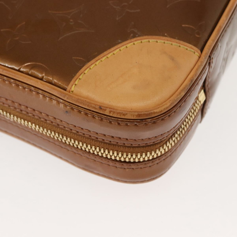 【日本直送】路易威登 Monogram Vernis Van Damme 手提包青銅色 M91125 LV 正品 ep11640-14