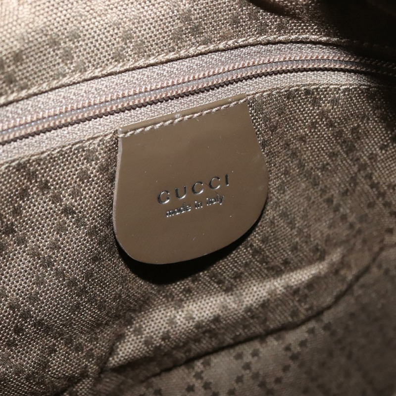 【日本直送】GUCCI 竹節手提包 尼龍 卡其色 銀色 000 2214 0531 正品 ep11599-16