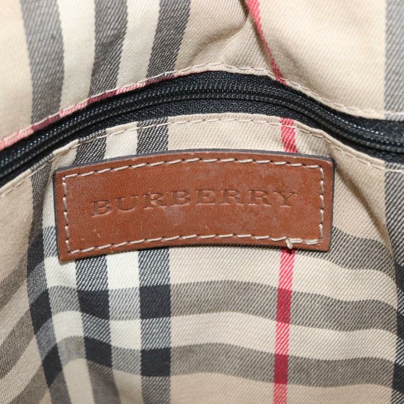 【日本直送】BURBERRY 手提包 皮革 棕色 金色 正品 ep11577-18