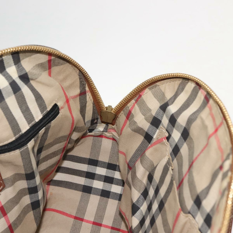【日本直送】BURBERRY 手提包 皮革 棕色 金色 正品 ep11577-19