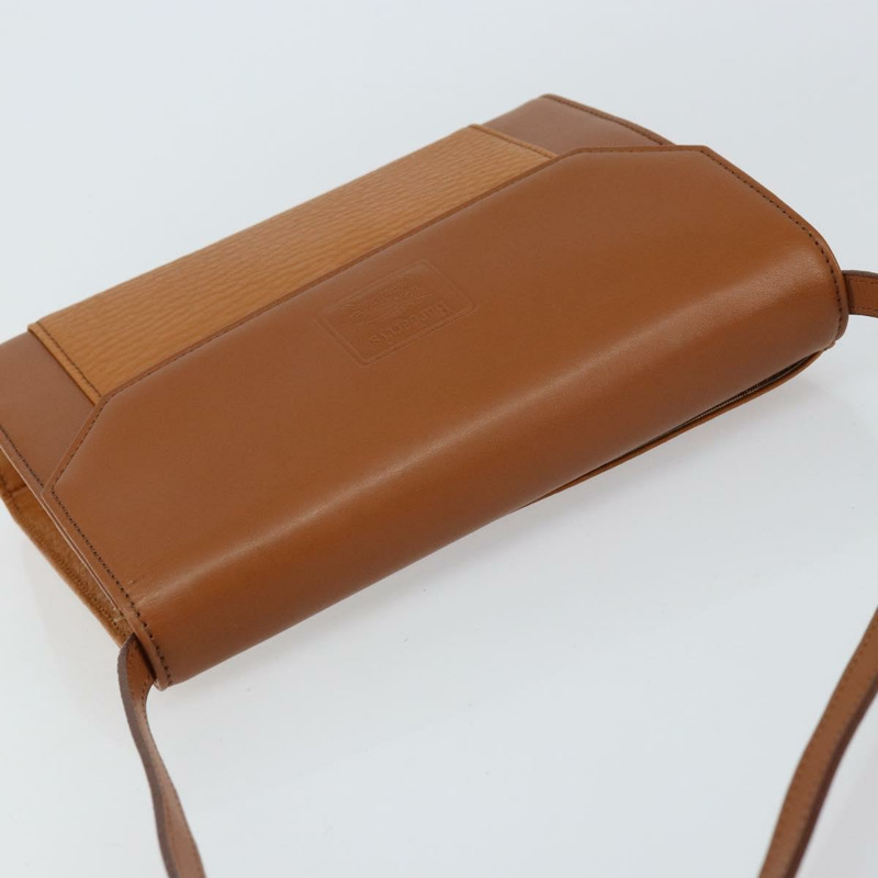 【日本直送】Burberrys 金色棕色皮革肩背包 正品 ep11612-5