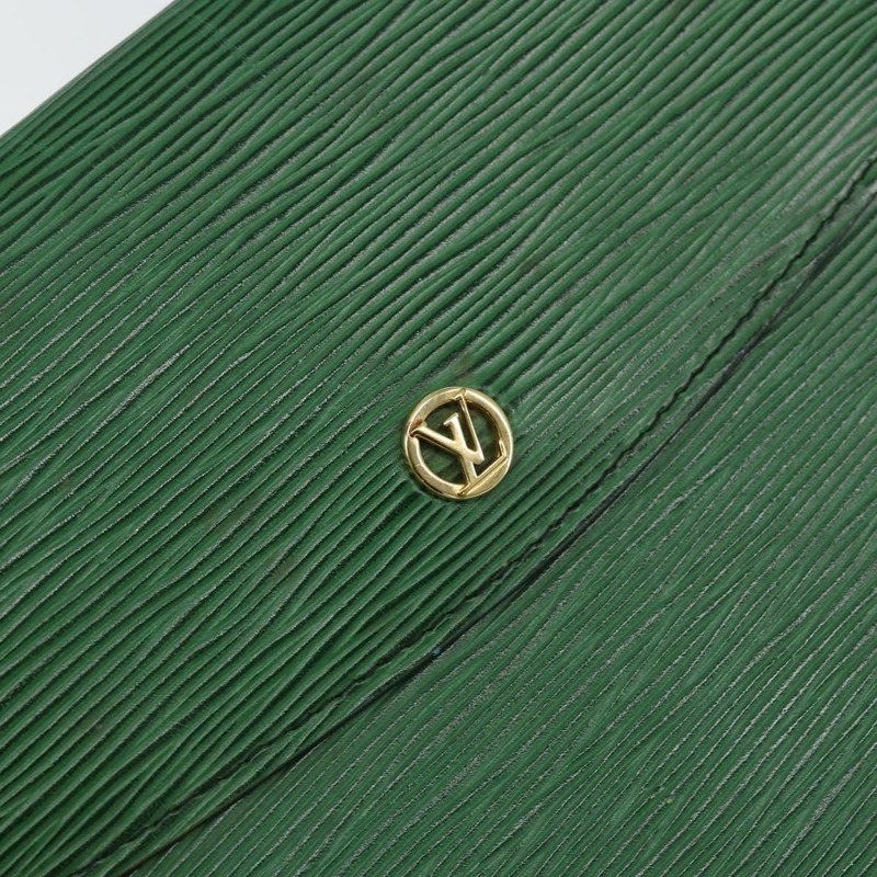 【日本直送】路易威登 Epi Montaigne 27 手拿包 綠色 M52654 LV 正品 ep11589-16