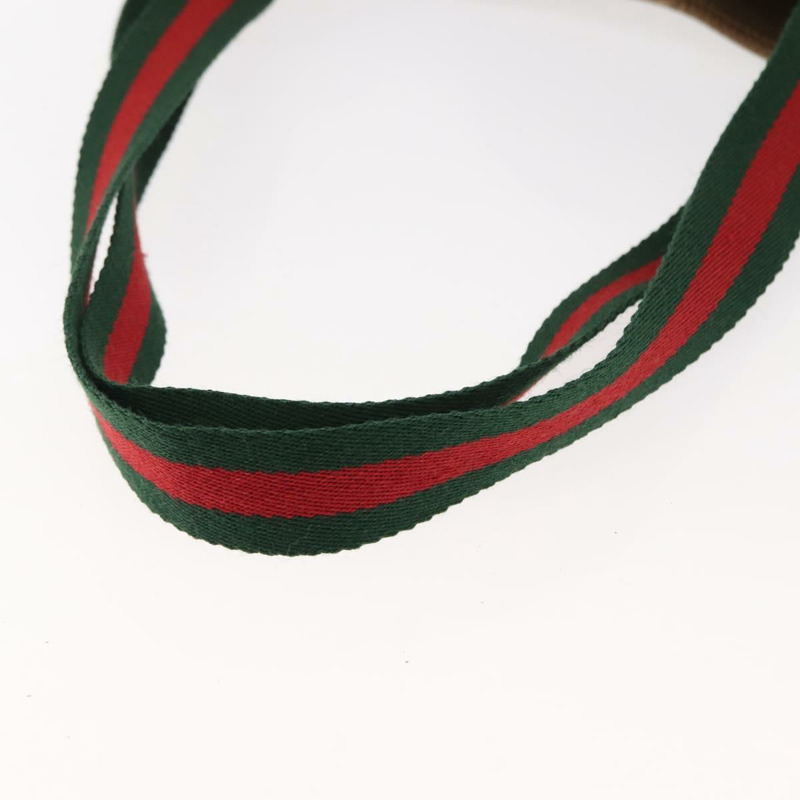 【日本直送】GUCCI GG Supreme Web Sherry Line 手提包 PVC 米色 金色 378 02 003 正品 ep11646-6