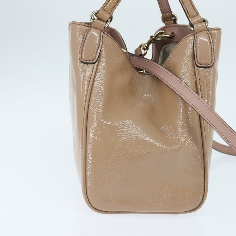 【日本直送】GUCCI Soho 手提包 琺瑯 兩用 粉金 336751 正品 ep11680-2