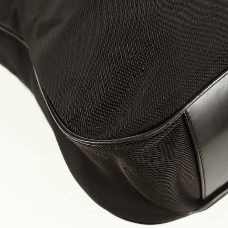 【日本直送】GUCCI 竹節手提包 尼龍 兩用 棕色 銀色 001 1577 正品 ep11538-9