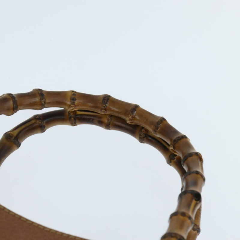 【日本直送】GUCCI 竹節手提包 皮革 棕色 金色 002 1186 0260 正品 ep11657-7