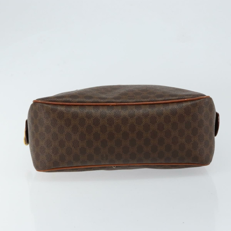 【日本直送】CELINE Macadam帆布手提包 PVC皮革 棕色 金色 正品 bs30599-4